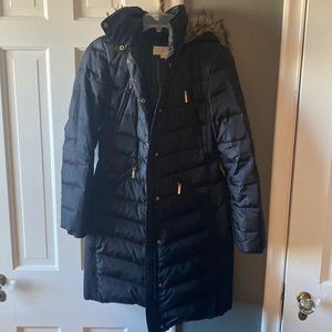 Black Michael Kors winter coat down